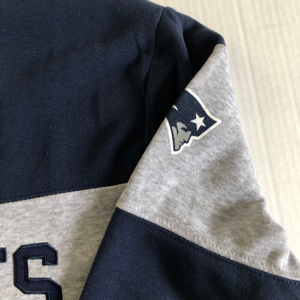 New England Patriots Crewneck NFL Team Apparel Sweatshirt - Size XL - Blue/Grey - Picture 12 of 13